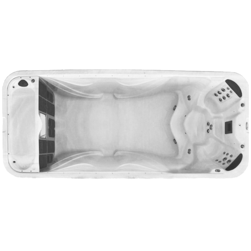 Плавательный спа-бассейн с турбо-противотоком Premium Leisure Swimmers Edge 18