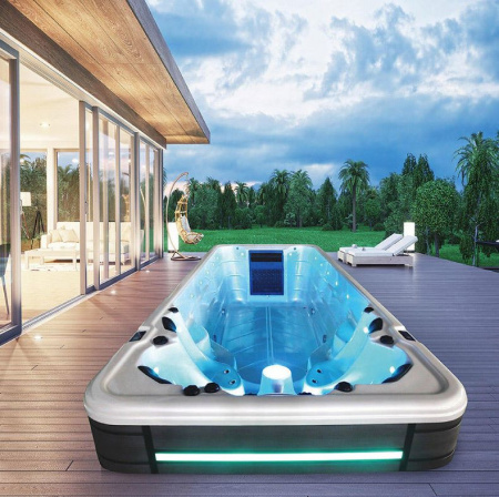 Плавательный СПА бассейн с противотоком Bigeer Либро