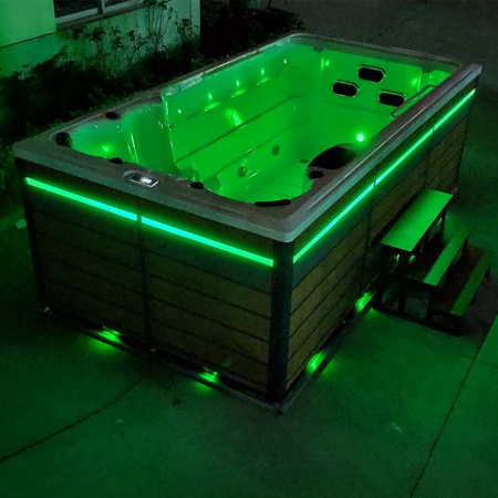 Плавательный СПА бассейн с ламельным противотоком Bigeer Парте